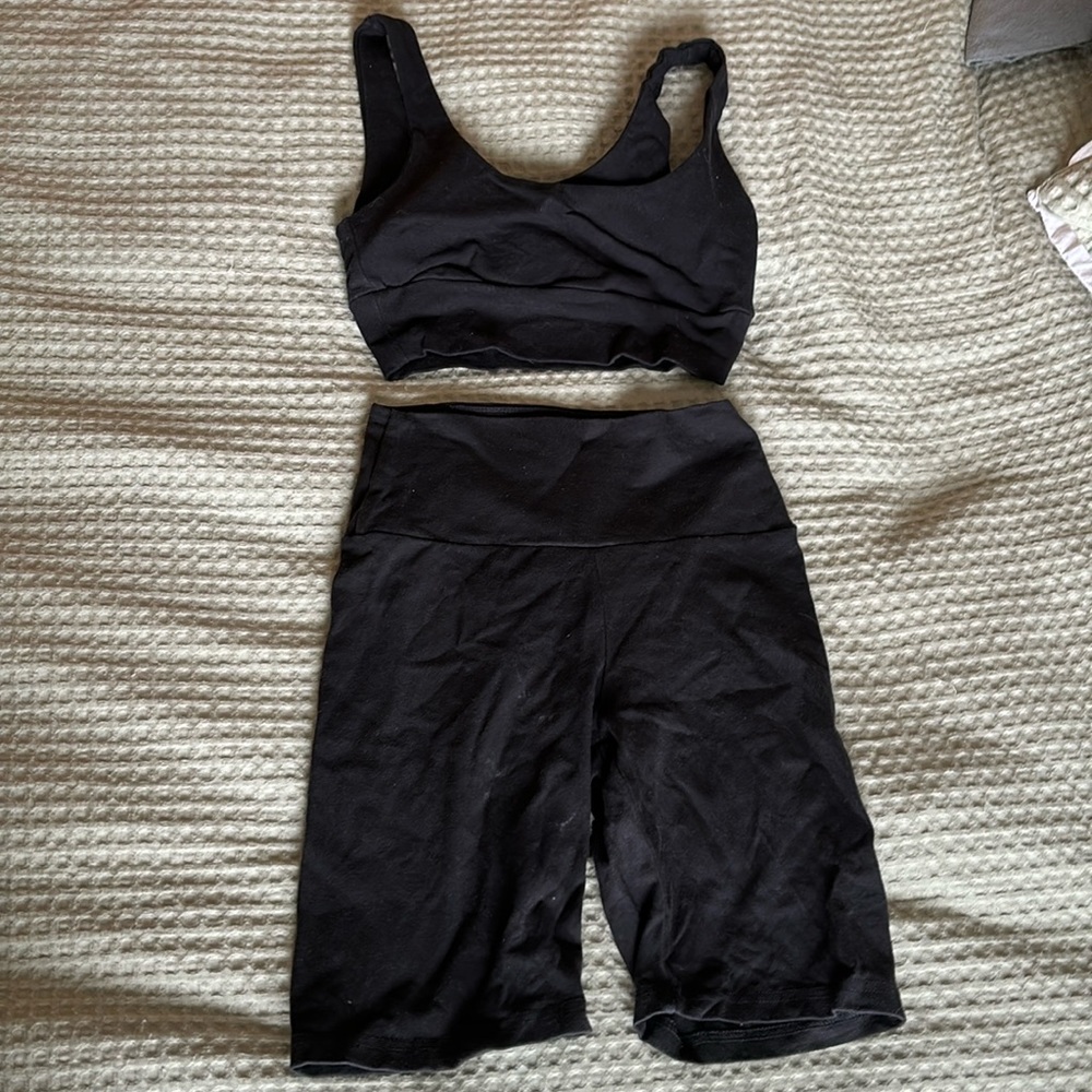 Ugg black matching set